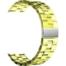 Huawei Watch Gt Runner Uyumlu Kordon Renkli Şeffaf Kayış Plastik Kordon