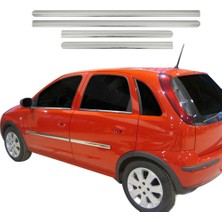 Ekinoks Opel Corsa C Krom Kapı Çıtası (4prç) 2000-2006 Arası P.çelik