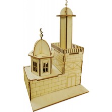 Hayal Camii Maketi,ahşap Maket Büyük Boy   Boyanabilir Maket