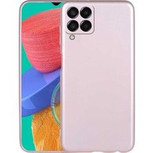 noktaks - Samsung Galaxy M33 - Kılıf Mat Soft Premier Silikon Kapak - Rose Gold - T23131