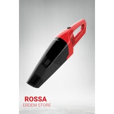 Sunny Rossa Dik Elektrikli El Süpürge Dikey Kırmızı Toz Torbasız - Erdem Store