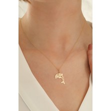 Milet Kuyumculuk 14 Ayar Altın Forze Zincir Yunus Kolye