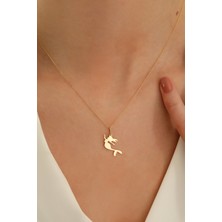 Milet Kuyumculuk 14 Ayar Altın Forze Zincir Deniz Kızı Kolye