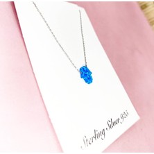 Oriental Opal Gümüş Kolye