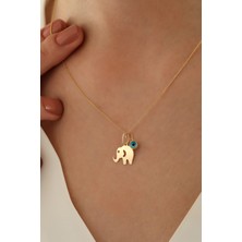 Milet Kuyumculuk 14 Ayar Altın Forze Zincir Fil Göz Kolye