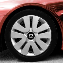 Whigor Kia Sephia 13 Inç Uyumlu Jant Kapağı Amblemli Gri 4'lü Takım 104