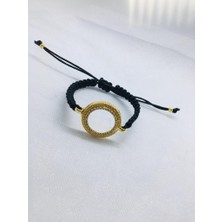 Çelikoğlu Kuyumculuk 22 Ayar Kaplama Çeyreksiz Çerceveli Bileklik