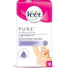 Veet Pure Hipoalerjenik Sir Ağda Bandı Bikini & Koltuk Altı Bölgesi 16'lı