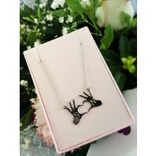 Gökdeniz 925 Kalp Model 925 Ayar Gümüş Aşk Hediyelik Kadın Kolye