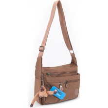 Nemo Bags Omuz Çantası Kadın Orta Boy Kipling Tarz Su Geçirmez Klinkır Askılı Postacı Çapraz Çanta