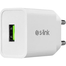 S-link SL-EC10L 1100MA Lightning Şarj Aleti - Beyaz