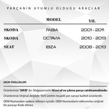 DNC Auto Part Skoda Octavia, Fabia - Seat Ibiza Için Orta Konsol Kolçak Alt Kapağı - Siyah