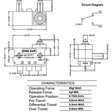 DNC Auto Part Ford Focus Için Kapı Switch (Su Geçirmez)