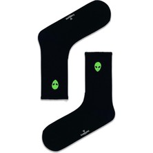 Carnaval Socks Nakışlı Uzay Desenli Renkli Spor Çorap