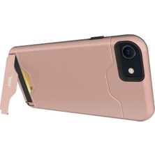 Buff iPhone Se 2022 Slim Folder Kılıf Rose Gold