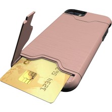 Buff iPhone Se 2022 Slim Folder Kılıf Rose Gold