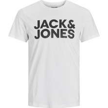 Jack & Jones Bisiklet Yaka Baskili Tisört-12158505