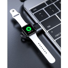 Codegen Apple Watch 1 2 3 4 5 6 8 Se Uyumlu Qı Manyetik Stand Siyah Şarj Cihazı