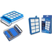 Expermarket Philips Ultimate Fc 9912 Süpürge Şeffaf Kapağı ve Filtre Seti Komple(Kapak + Filtre Set)