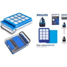 Expermarket Philips Marathon Ultimate Fc 9924 Süpürge Şeffaf Kapağı ve Filtre Seti Komple(Kapak + Filtre Set)