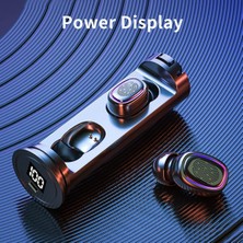 Shuji Hi-Fi Stereo Sesli Kulaklıklar Şarj Kutusu Dokunma Kontrollü Gerçek Kablosuz Stereo Bt 5.0 Egzersiz Koşu Seyahat Için Kablosuz Kulaklıklar Pembe (Yurt Dışından)