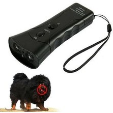 Xinhang Evcil Hayvanlar Nazik Ultrasonik Anti Köpek Barking Eğitmen LED Işık Nazik Chaser Cihazı (Yurt Dışından)