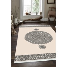 Napoli Home Dijital Baskılı Kaymaz Taban Yıkanabilir Modern Salon Halısı Mutfak Halısı ve Yolluk NH-SD-619