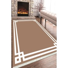 Napoli Home Baskılı Modern Desenli Kaymaz Tabanlı Yıkanabilir Şık Salon Halısı Mutfak Halısı ve Yolluk NH-HT-435
