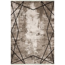 Napoli Home Baskılı Modern Desenli Kaymaz Tabanlı Yıkanabilir Şık Salon Halısı Mutfak Halısı ve Yolluk NH-HT-696
