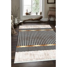 Napoli Home Dijital Baskılı Kaymaz Taban Yıkanabilir Modern Salon Halısı Mutfak Halısı ve Yolluk NH-SD-1188