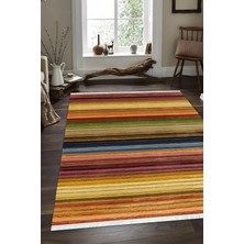 Napoli Home Dijital Baskılı Kaymaz Taban Yıkanabilir Modern Salon Halısı Mutfak Halısı ve Yolluk NH-SD042
