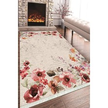 Napoli Home Dijital Baskılı Kaymaz Taban Yıkanabilir Salon Halısı Mutfak Halısı ve Koridor Halısı NH-HT-303