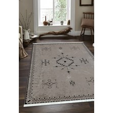 Napoli Home Dijital Baskılı Kaymaz Taban Yıkanabilir Modern Salon Halısı Mutfak Halısı ve Yolluk NH-SD-957