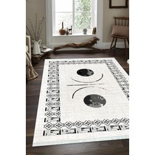 Napoli Home Dijital Baskılı Kaymaz Taban Yıkanabilir Modern Salon Halısı Mutfak Halısı ve Yolluk NH-SD-1067
