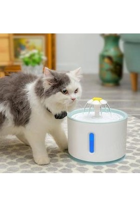 Xinhang 2.4l Otomatik Pet Kedi Su Dolma Köpek Kedi Içme Çeşmesi Drinker Besleyici Kase Su Dağıtıcı Ab Abd Ingıltere Fiş Adaptörü ile | Kedi Besleme ve sulama Malzemeleri (Yurt Dışından)