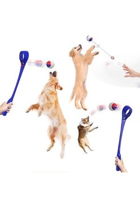 Xinhang Top Fırlatma Cihazı Köpek Atma Top Oyuncak Köpek Yavrusu Açık Hava (Mavi Göl) (Yurt Dışından)