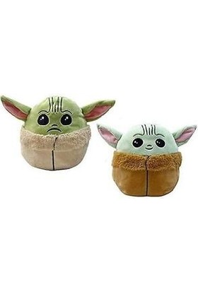 Xinhang Peluş Oyuncak Bebek Yoda Geri Dönüşümlü Peluş Oyuncaklar Çift Taraflı Çevir Peluş Oyuncak (Yurt Dışından)