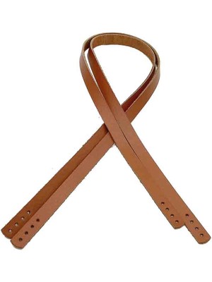 Angel Çanta Aksesuar Gerçek Deri 70X1.2 cm Taba Renk Çanta Sapı