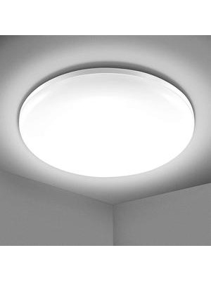 Sld Lambalar Banyo Led Tavan Işık Elfel Tavan Işık Uydurma IP54 Su Geçirmez 24 W 2200LM 5000K Doğal (Yurt Dışından)