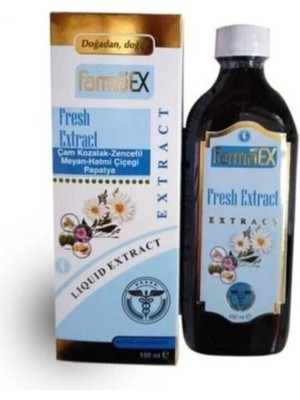 My Farmaex Fresh Extract Çam Kozalak Zencefil Meyan Hatmi Çiçeği Papatya Sıvı Ekstrakt 150 ml