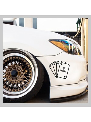 Rs Auto Aksesuar Iskambil Kağıdı Logolu