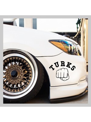 Rs Auto Aksesuar Turks Yumruk Tampon Stıcker