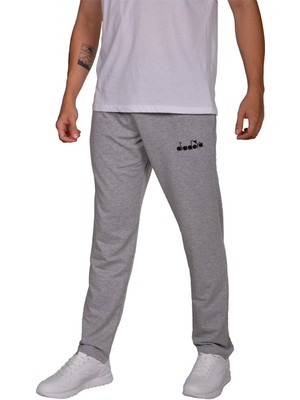 Diadora Florene - Erkek Pamuklu Açık Gri Eşofman Altı - Ddflorenealt