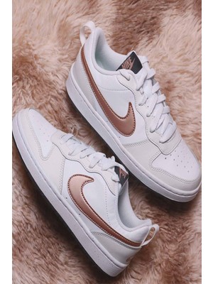 Nike Court Borough Low 2 (Gs) Kadın Günlük Spor Ayakkabı BQ5448-116