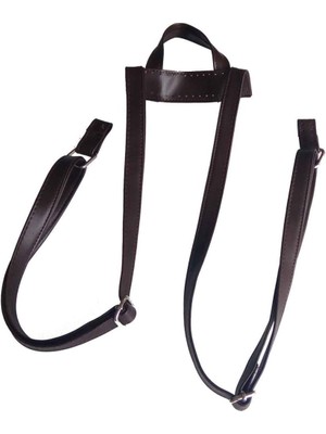 Angel Çanta Aksesuar Suni Deri Koyu Kahverengi Sırt Çantası Sapı