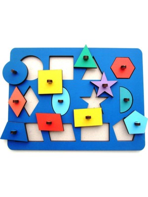 Hellove Ahşap Zeka Geliştirici Oyun Ahşap Puzzle Yapboz Eğitici Oyuncak