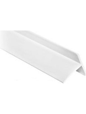 Aksmar Lambiri T Kapama Ara Profili Beyaz 2 mt Boyunda Paket İçinde 6 Adet