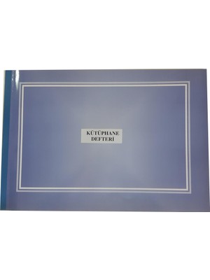 Kültür Matbaası Kütüphane Defteri