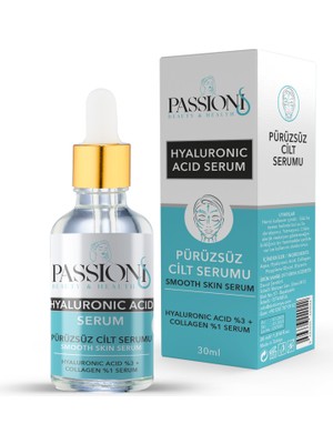 Passionis Hya Serum: Hyaluronic Acid %3 + Collagen % 1
