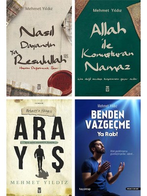 Nasıl Dayandın Ya Resulullah-Allah ile Konuşturan Namaz-Arayış-Benden Vazgeçme (Mehmet Yıldız) Set
